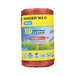 Plecionka Ranger W3-W TLD pomarańczowo/szara - 200m